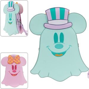 NWT Minnie and Mickey Ghost Crossbody by Loungefly